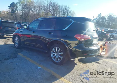 2014 Infiniti Qx80 from USA, damaged, VIN JN8AZ2NF1E9554612